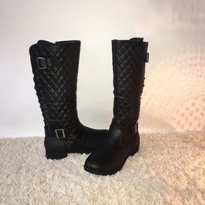 Black Lace Boots